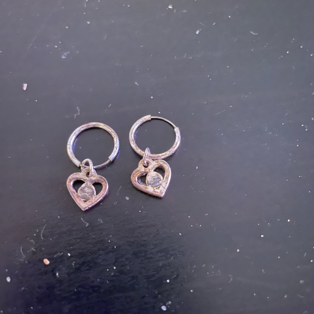 2 for $10 heart earrings